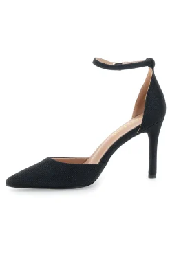 Décolleté Nere con Cinturino alla Caviglia P582-FIRST LADY Clearance