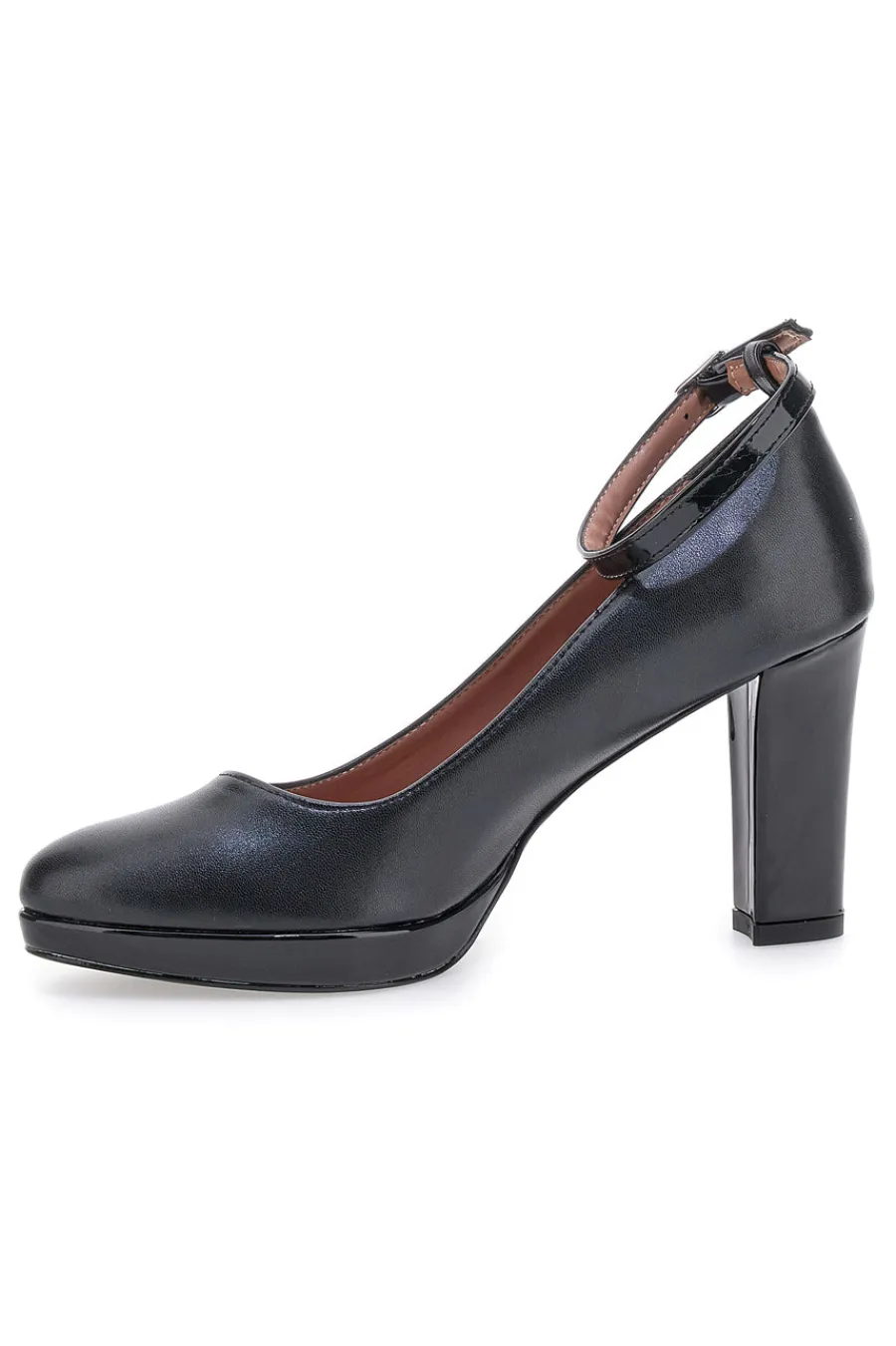 Décolleté nere con cinturino e plateau 2594-PITTARELLO CLASS Online