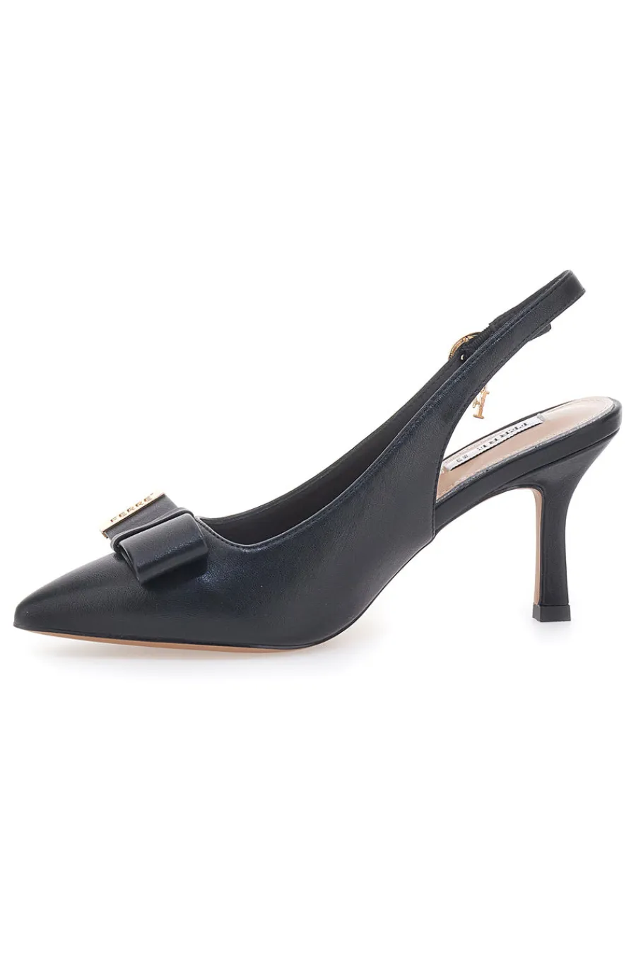 Décolleté Nere Con Cinturino e Tacco F030-FERRE' Clearance