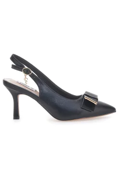 Décolleté Nere Con Cinturino e Tacco F030-FERRE' Clearance