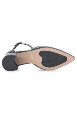 Décolleté Nere Con Cinturino e Tacco 8017-PITTARELLO Online