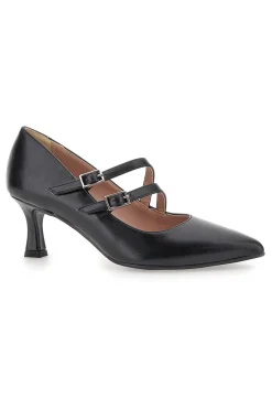 Décolleté nere con cinturino Obliquo 4362-PITTARELLO CLASS Best