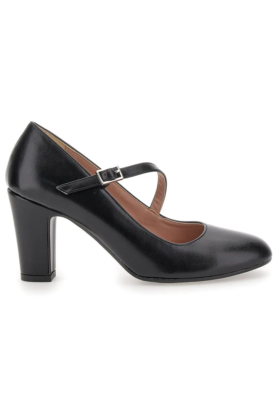 Décolleté nere con cinturino obliquo 558-PITTARELLO CLASS Sale
