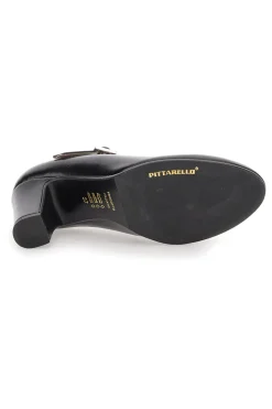 Décolleté nere con cinturino obliquo 558-PITTARELLO CLASS Sale
