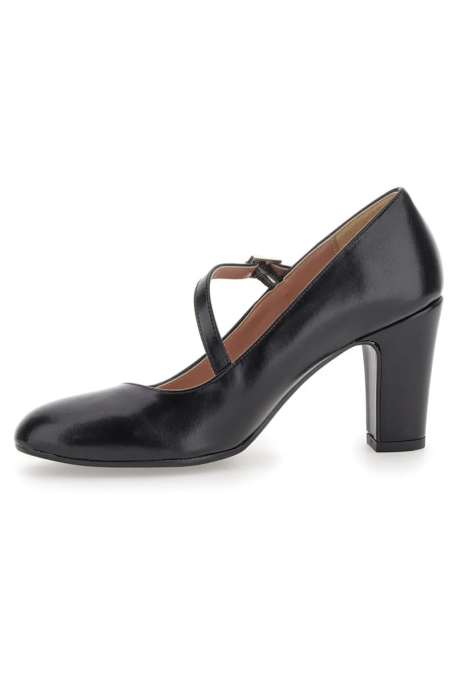 Décolleté nere con cinturino obliquo 558-PITTARELLO CLASS Sale