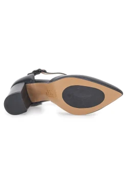 Décolleté Nere con Cinturino 4122-PITTARELLO