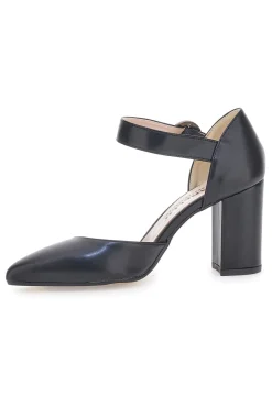 Décolleté Nere con Cinturino 4122-PITTARELLO