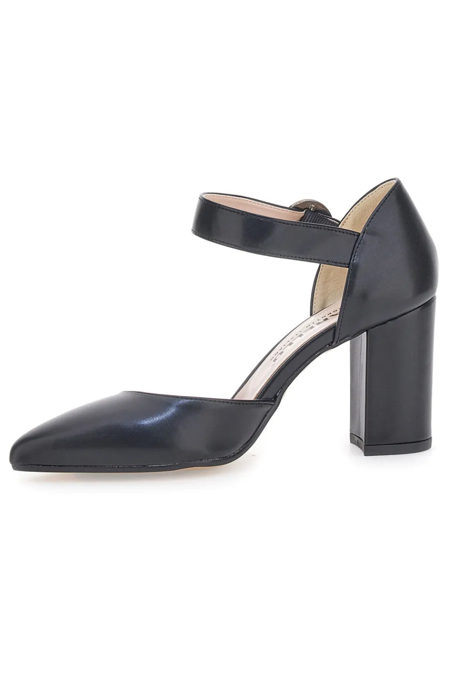 Décolleté Nere con Cinturino 4122-PITTARELLO