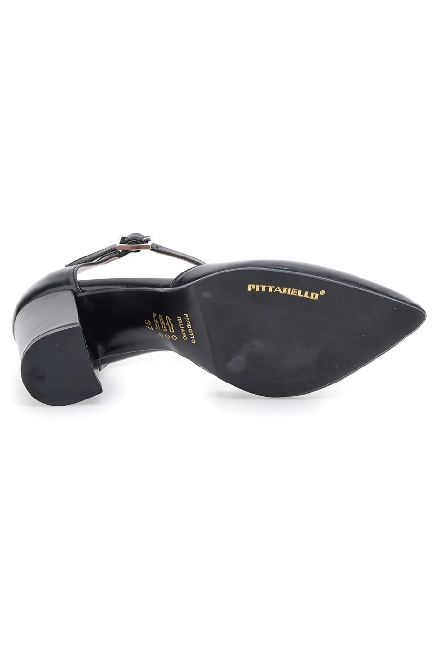 Décolleté nere con cinturino 615-PITTARELLO CLASS