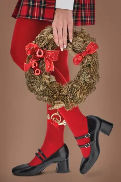 Décolleté nere con doppio cinturino e tacco largo 6716-PITTARELLO GLAM Online