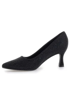 Décolleté nere con strass Nazareno gabrieli 7224-NAZARENO GABRIELLI Discount
