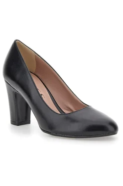 Décolleté nere con tacco a Rocchetto 557-PITTARELLO CLASS Outlet