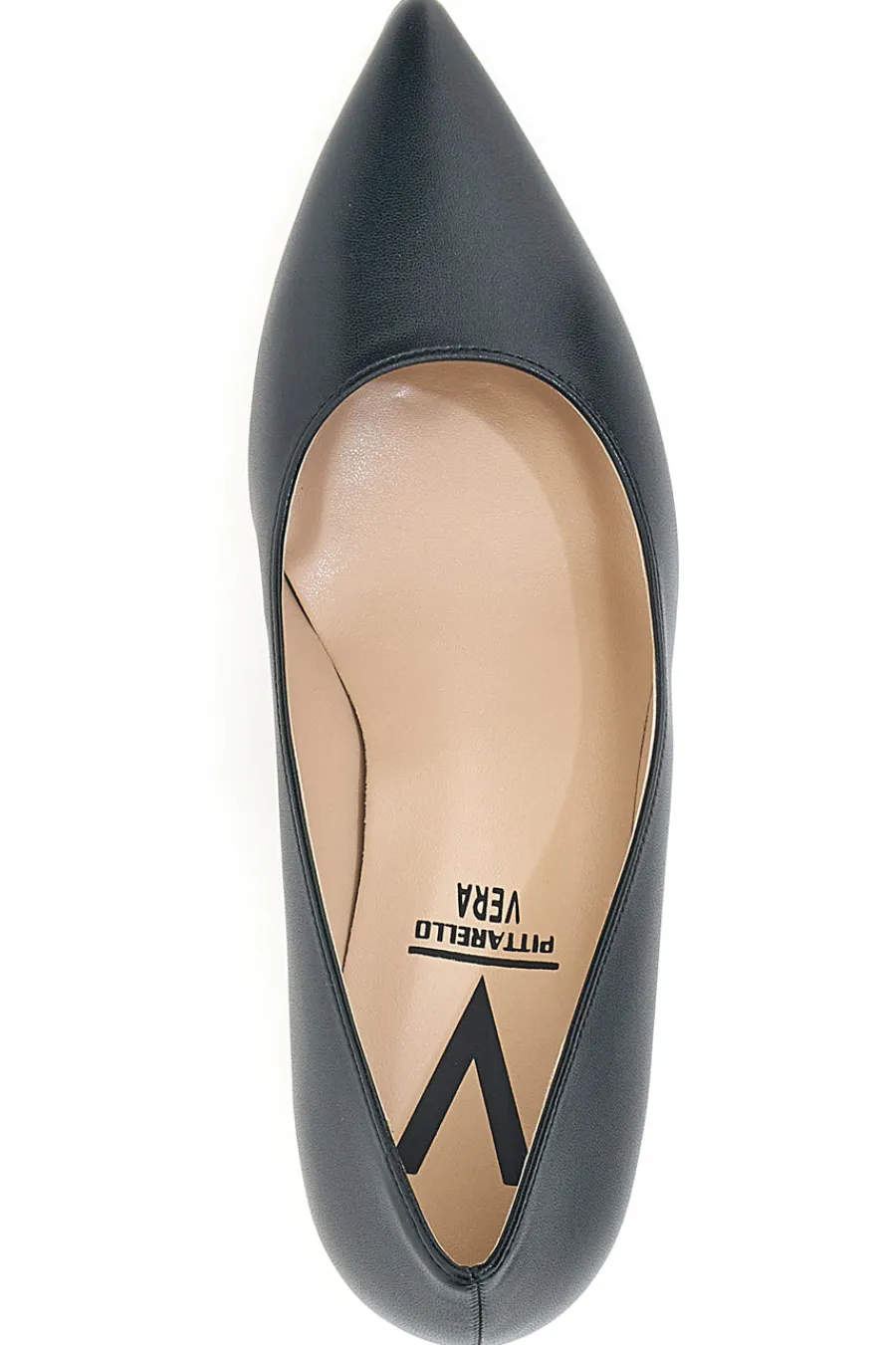 Décolleté nere con tacco basso e punta affusolata 6043-PITTARELLO VERA New