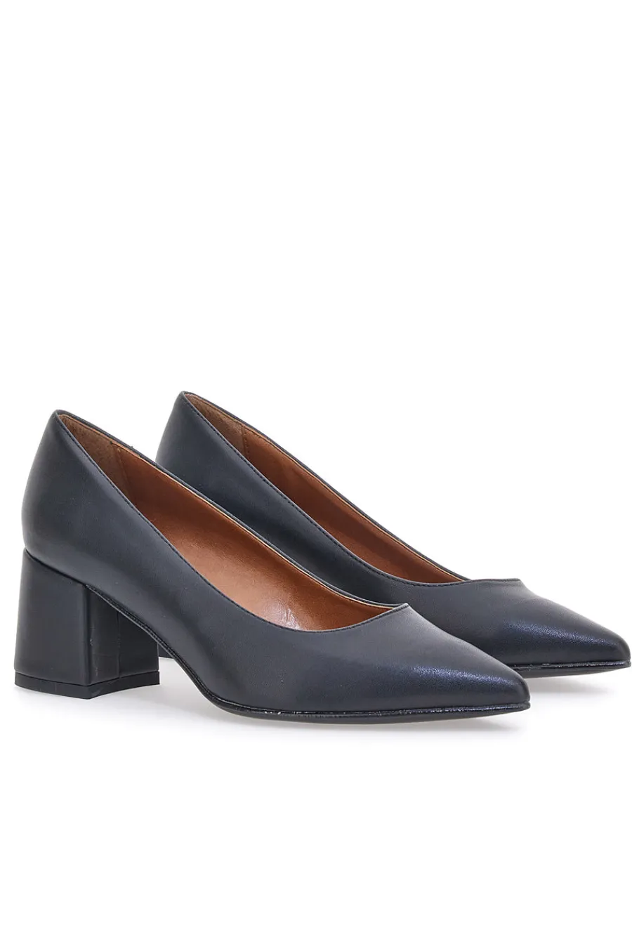 Décolleté Nere Con Tacco Basso 1025-THE FIRST Sale