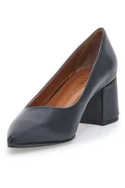 Décolleté Nere Con Tacco Basso 1025-THE FIRST Sale