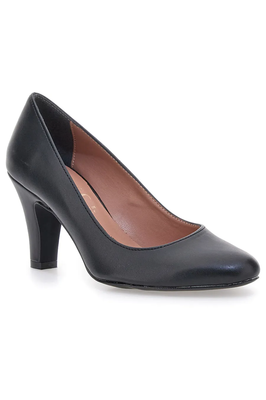 Décolleté nere con tacco medio e punta arrotondata 1043-PITTARELLO CLASS Clearance