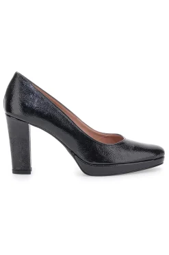 Décolleté Nere Effetto Lucido con Tacco Largo 1043PY-PITTARELLO GLAM Best