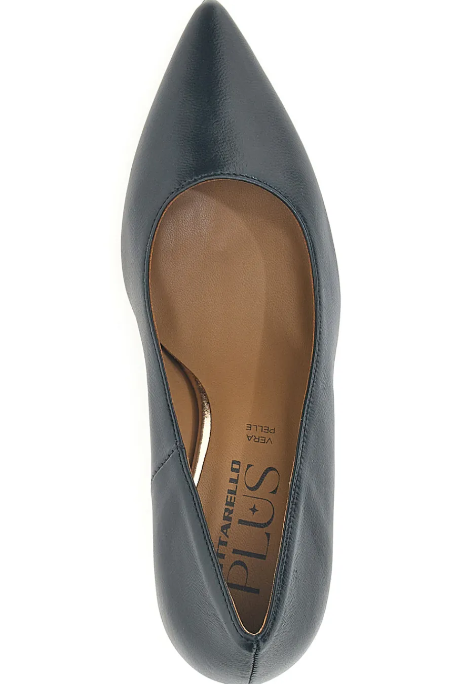 Décolleté nere in pelle con tacco a spillo 777 Made in Italy-PITTARELLO PLUS