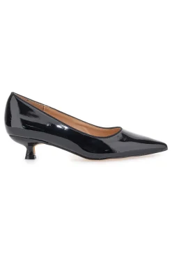 Décolleté nere in vernice con tacco basso 9904H18-MON DIEU Clearance