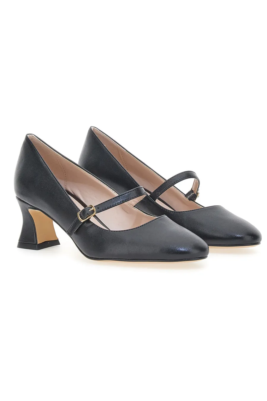 Décolleté Nere Mary Jane con Tacco Basso 3605-PITTARELLO GLAM Online