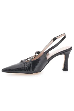 Décolleté Nere Slingback a Punta 3831-PITTARELLO GLAM Outlet