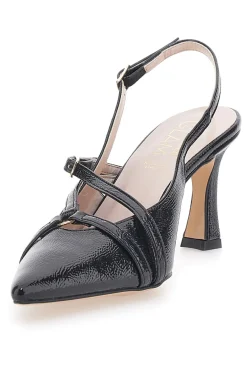 Décolleté Nere Slingback a Punta 3831-PITTARELLO GLAM Outlet