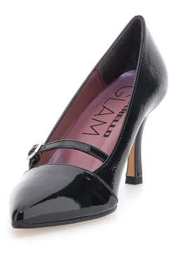 Décolleté nere verniciate con cinturino 63100-PITTARELLO GLAM Sale