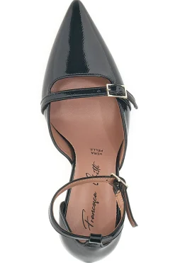 Décolleté nere verniciate con cinturini e tacco a spillo P8049-FRANCESCA GRITTI Sale