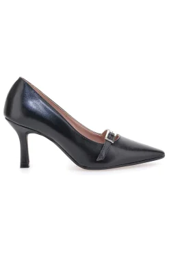 Décolleté Nero con cinturino 1506-PITTARELLO CLASS Clearance
