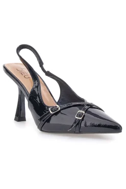 Décolleté effetto vernice slingback con cinturini CMJ2405315-MON DIEU Online