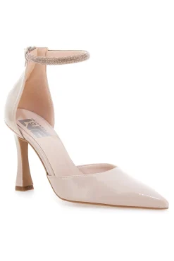 Décolleté Nude a Punta con Cinturino con Glitter 709-PITTARELLO LOVE Discount