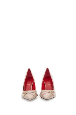 Décolleté nude a punta con tacco a rocchetto 3700-PITTARELLO GLAM Clearance
