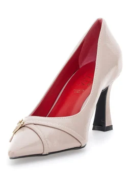 Décolleté nude a punta con tacco a rocchetto 3700-PITTARELLO GLAM Clearance