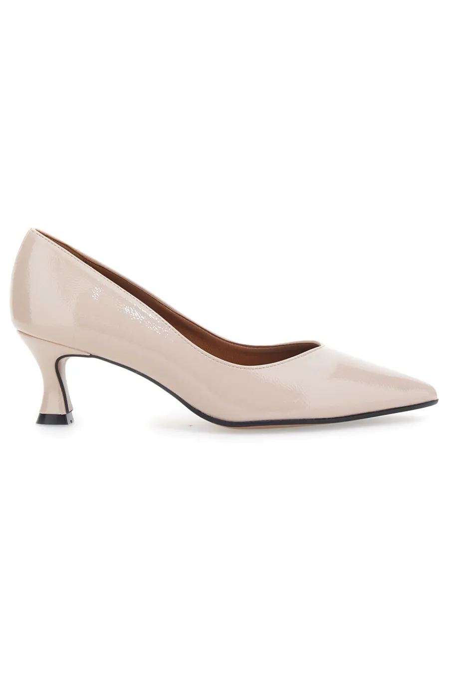 Décolleté nude con tacco basso a rocchetto 61-PITTARELLO COUTURE New