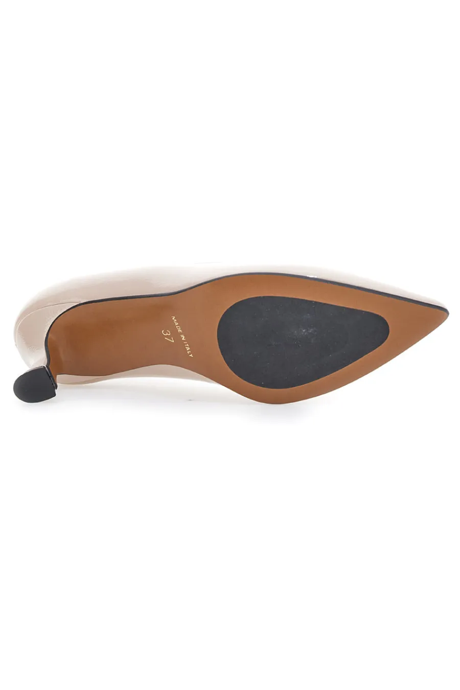 Décolleté nude con tacco basso a rocchetto 61-PITTARELLO COUTURE New