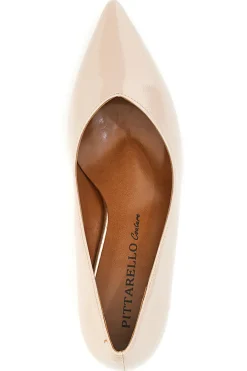 Décolleté nude con tacco basso a rocchetto 61-PITTARELLO COUTURE New