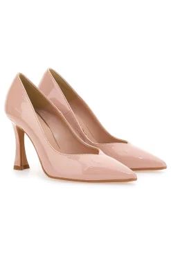 Décolleté Nude in Vernice a Punta 157-PITTARELLO COUTURE
