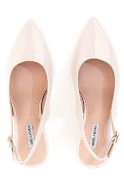 Décolleté Nude Slingback Effetto Vernice 51260-MARIELLA BURANI Hot