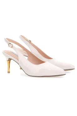 Décolleté Nude Slingback Effetto Vernice 51260-MARIELLA BURANI Hot