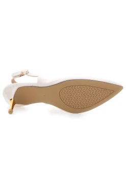 Décolleté Nude Slingback Effetto Vernice 51260-MARIELLA BURANI Hot