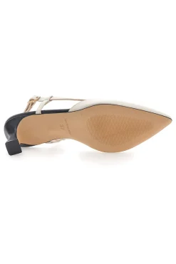 Décolleté Panna e Nero Tacco Medio 3358-PITTARELLO GLAM Best