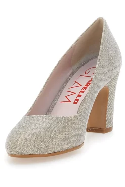Décolleté Platino con Punta Arrotondata 3557-PITTARELLO GLAM
