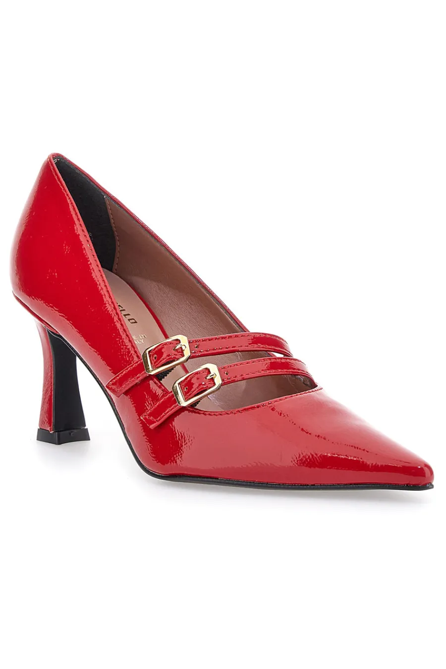 Décolleté Rosse Con Micro Cinturini 3695-PITTARELLO GLAM Sale