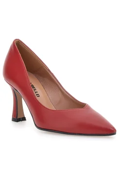 Décolleté Rosse Con Tacco 8 cm Made In Italy 3354-PITTARELLO Discount
