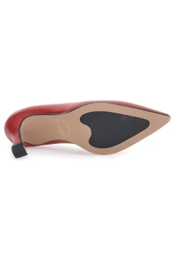 Décolleté Rosse Con Tacco 8 cm Made In Italy 3354-PITTARELLO Discount
