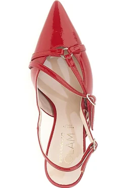 Décolleté Rosse Slingback a Punta 3831-PITTARELLO GLAM Best