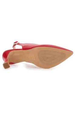 Décolleté Rosse Slingback con Tacco Medio 2371-PITTARELLO GLAM New