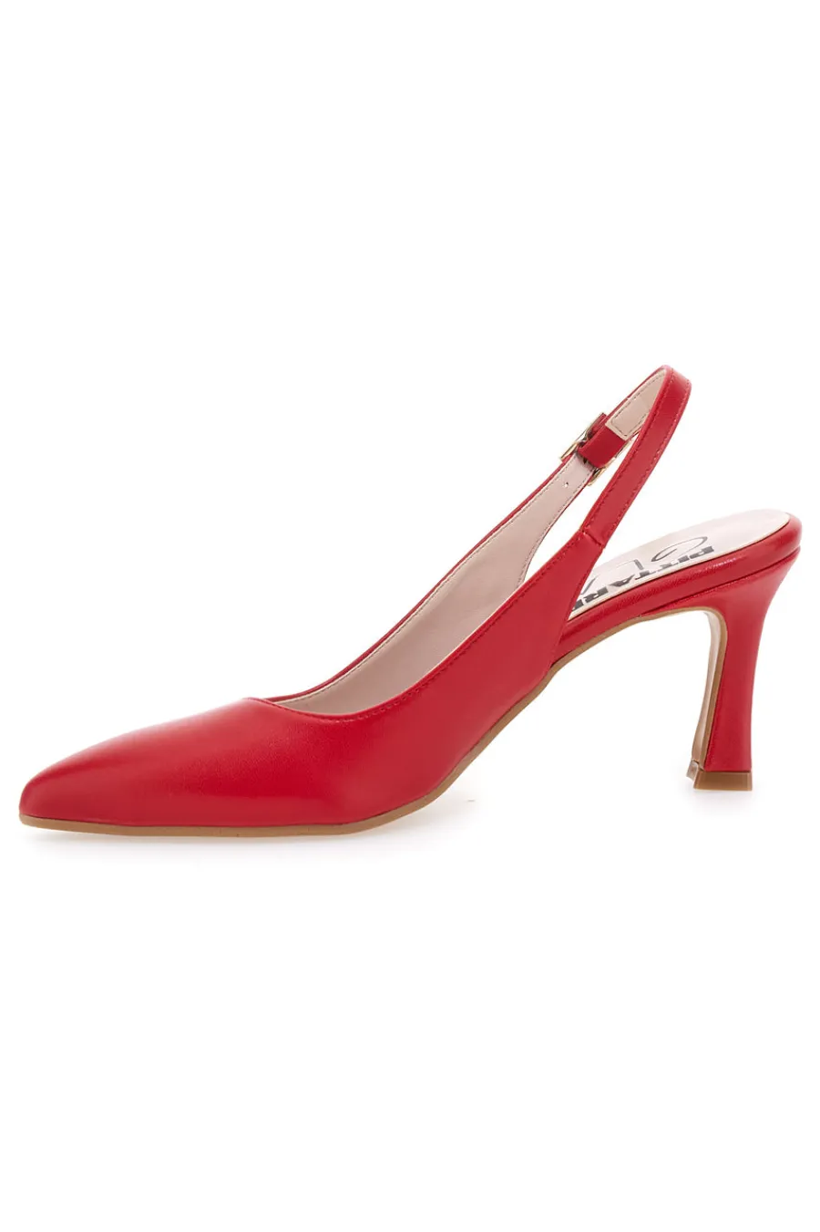 Décolleté Rosse Slingback con Tacco Medio 2371-PITTARELLO GLAM New