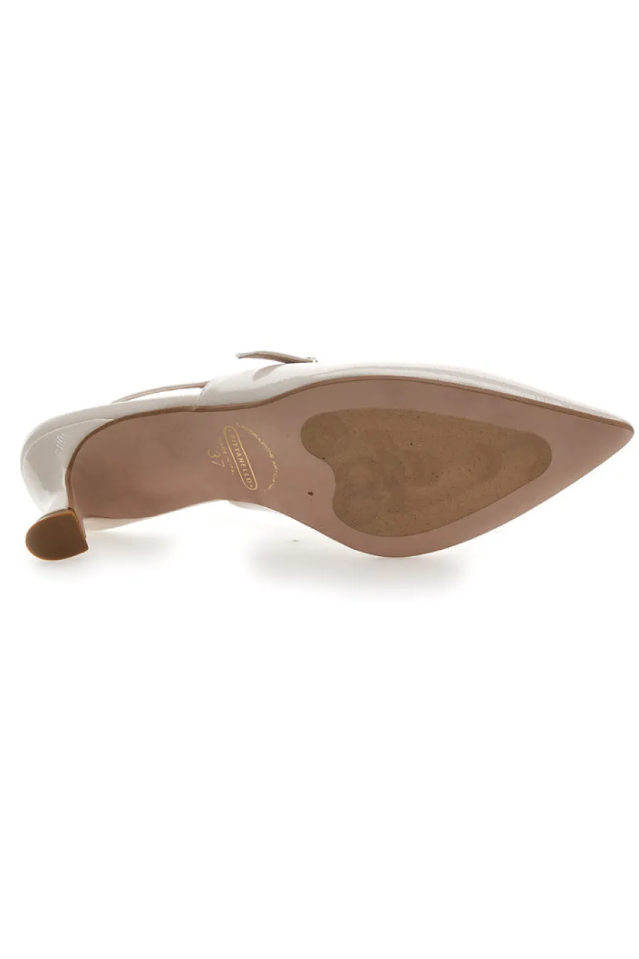 Décolleté Slingback Burro a Punta Effetto Vernice P507-PITTARELLO Hot