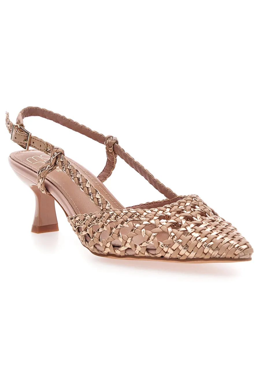 Décolleté slingback intrecciate con tacco basso 1601-MON DIEU Best